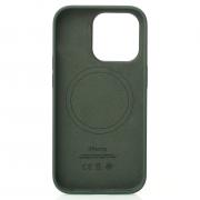 Силиконовый чехол OrigCase "Colors" with MagSafe для iPhone 14 Pro Max Olive