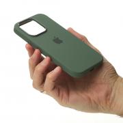 Силиконовый чехол OrigCase "Colors" with MagSafe для iPhone 14 Pro Max Olive