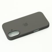 Силиконовый чехол OrigCase "Colors" with MagSafe для iPhone 16 Stone gray