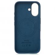 Силиконовый чехол OrigCase "Colors" with MagSafe для iPhone 16 Denim