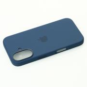Силиконовый чехол OrigCase "Colors" with MagSafe для iPhone 16 Denim