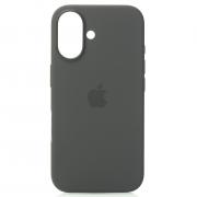 Силиконовый чехол OrigCase "Colors" with MagSafe для iPhone 16 Plus Stone Gray