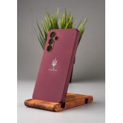 Силиконовый чехол Original pack SOFT для Samsung A54 5G (ТРИЗУБ) бордовый