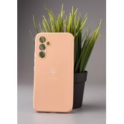 Силиконовый чехол Original pack SOFT для Samsung A54 5G (ТРИЗУБ) пудра