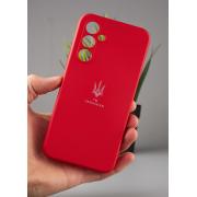 Силиконовый чехол Original pack SOFT для Samsung A54 5G (ТРИЗУБ) красный