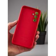 Силиконовый чехол Original pack SOFT для Samsung A54 5G (ТРИЗУБ) красный