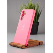 Силиконовый чехол Original pack SOFT для Samsung A54 5G (ТРИЗУБ) малиновый