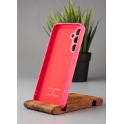Силиконовый чехол Original pack SOFT для Samsung A54 5G (ТРИЗУБ) малиновый