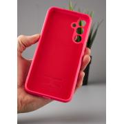 Силиконовый чехол Original pack SOFT для Samsung A54 5G (ТРИЗУБ) малиновый