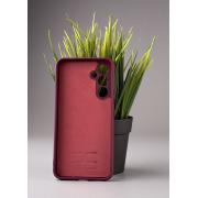 Силиконовый чехол Original pack SOFT для Samsung A54 5G (ТРИЗУБ) бордовый