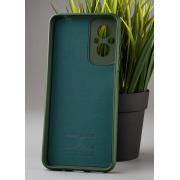 Силиконовый чехол Original pack SOFT для Xiaomi Redmi 11 Prime/Poco M5 4G (ТРИЗУБ) темно-зеленый