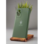 Силиконовый чехол Original pack SOFT для Xiaomi Redmi 11 Prime/Poco M5 4G (ТРИЗУБ) темно-зеленый
