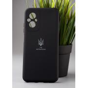 Силиконовый чехол Original pack SOFT для Xiaomi Redmi 11 Prime/Poco M5 4G (ТРИЗУБ) черный