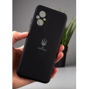 Силиконовый чехол Original pack SOFT для Xiaomi Redmi 11 Prime/Poco M5 4G (ТРИЗУБ) черный