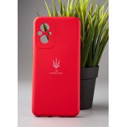Силиконовый чехол Original pack SOFT для Xiaomi Redmi 11 Prime/Poco M5 4G (ТРИЗУБ) красный