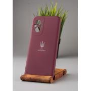 Силиконовый чехол Original pack SOFT для Xiaomi Redmi 11 Prime/Poco M5 4G (ТРИЗУБ) бордовый
