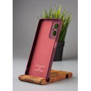 Силиконовый чехол Original pack SOFT для Xiaomi Redmi 11 Prime/Poco M5 4G (ТРИЗУБ) бордовый