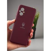 Силиконовый чехол Original pack SOFT для Xiaomi Redmi 11 Prime/Poco M5 4G (ТРИЗУБ) бордовый