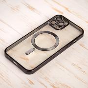 Силиконовый чехол SHINING with MagSafe для iPhone 13 Pro черный
