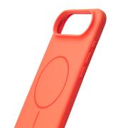Силиконовый чехол Slim Ring Soft с поддержкой MagSafe для iPhone 17 AIR orange