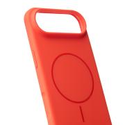 Силиконовый чехол Slim Ring Soft с поддержкой MagSafe для iPhone 17 AIR orange