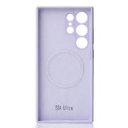 Силиконовый чехол Slim Ring Soft с поддержкой MagSafe для Samsung S24 Ultra violet