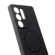 Силиконовый чехол Slim Ring Soft с поддержкой MagSafe для Samsung S25 Ultra stone gray