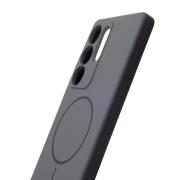 Силиконовый чехол Slim Ring Soft с поддержкой MagSafe для Samsung S25 Ultra stone gray