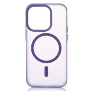 Силиконовый чехол SOFT MATT с поддержкой MagSafe для iPhone 12/12 Pro dark purple