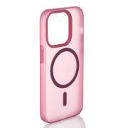 Силиконовый чехол SOFT MATT с поддержкой MagSafe для iPhone 12/12 Pro cherry red