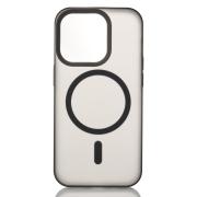 Силиконовый чехол SOFT MATT с поддержкой MagSafe для iPhone 12/12 Pro black