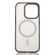 Силиконовый чехол SOFT MATT с поддержкой MagSafe для iPhone 12/12 Pro black