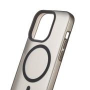 Силиконовый чехол SOFT MATT с поддержкой MagSafe для iPhone 12/12 Pro black