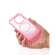 Силиконовый чехол SOFT MATT с поддержкой MagSafe для iPhone 12/12 Pro rose red