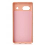 Силиконовый чехол SOFT Silicone Case для Google Pixel 8A (без лого) пудра