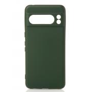 Силиконовый чехол SOFT Silicone Case для Google Pixel 8 Pro (без лого) темно-зеленый