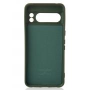 Силиконовый чехол SOFT Silicone Case для Google Pixel 8 Pro (без лого) темно-зеленый