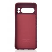 Силиконовый чехол SOFT Silicone Case для Google Pixel 8 Pro (без лого) бордовый