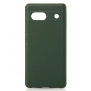 Силиконовый чехол SOFT Silicone Case для Google Pixel 7A (без лого) темно-зеленый