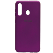 Силиконовый чехол SOFT Silicone Case для Huawei Y6P HQ (с логотипом) фиолетовый