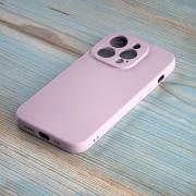 Силиконовый чехол SOFT Silicone Case для iPhone 14 Pro Max (без лого) глициния