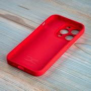 Силиконовый чехол SOFT Silicone Case для iPhone 14 Pro (без лого) красный