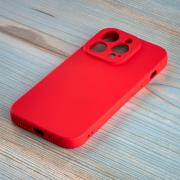 Силиконовый чехол SOFT Silicone Case для iPhone 14 Pro (без лого) красный