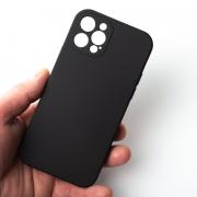 Силиконовый чехол SOFT Silicone Case для iPhone 11 Pro (без лого) черный