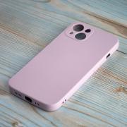 Силиконовый чехол SOFT Silicone Case для iPhone 14 Plus (без лого) глициния