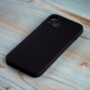 Силиконовый чехол SOFT Silicone Case для iPhone 14 Plus (без лого) черный