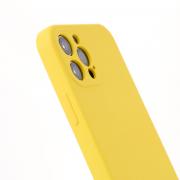 Силиконовый чехол SOFT Silicone Case для iPhone 12 Pro Max (без лого) лимонный