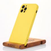 Силиконовый чехол SOFT Silicone Case для iPhone 12 Pro Max (без лого) лимонный