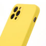 Силиконовый чехол SOFT Silicone Case для iPhone 12 Pro Max (без лого) лимонный