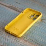 Силиконовый чехол SOFT Silicone Case для iPhone 13 Pro Max (без лого) лимонный